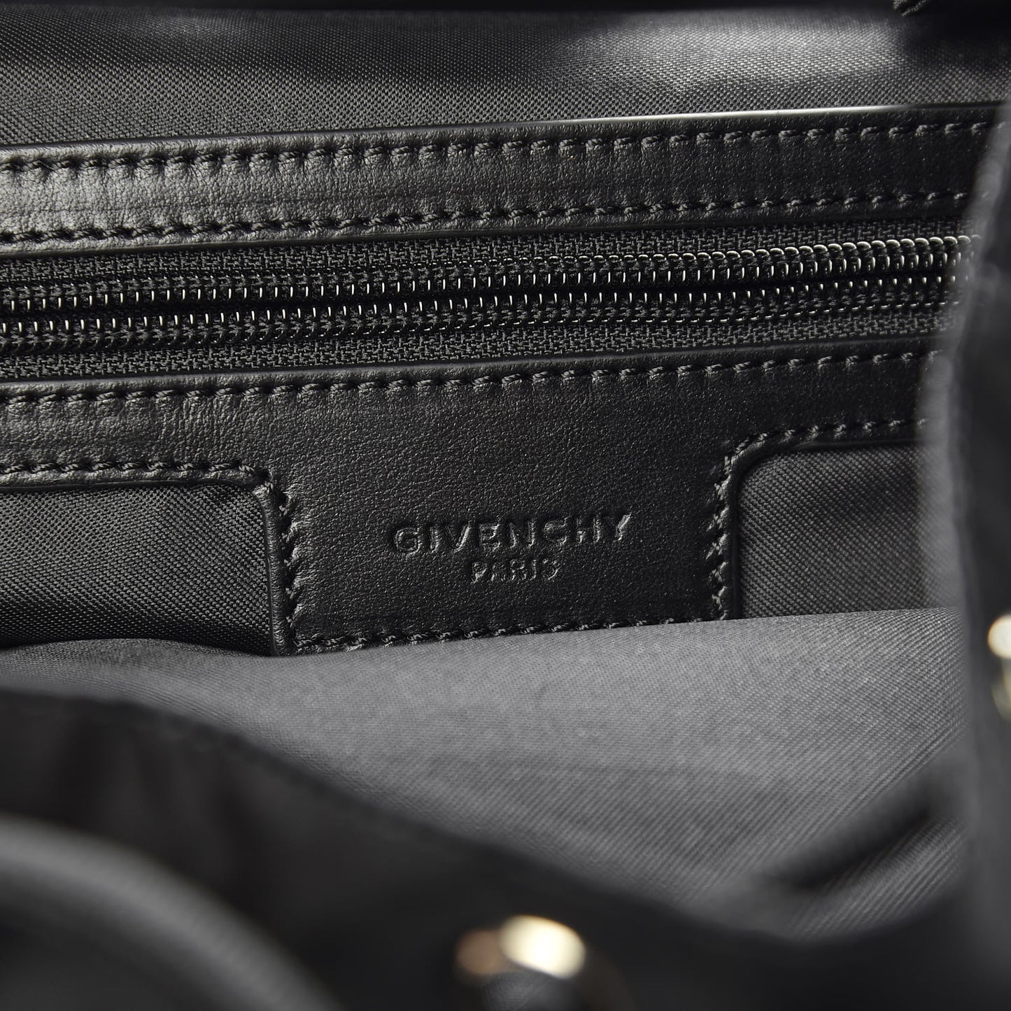 Nylon Light 3 Backpack Black White