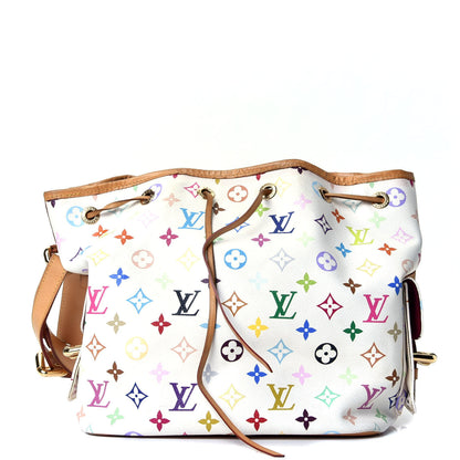 Louis Vuitton Monogram Multicolor Petit Noe White 1 of 5