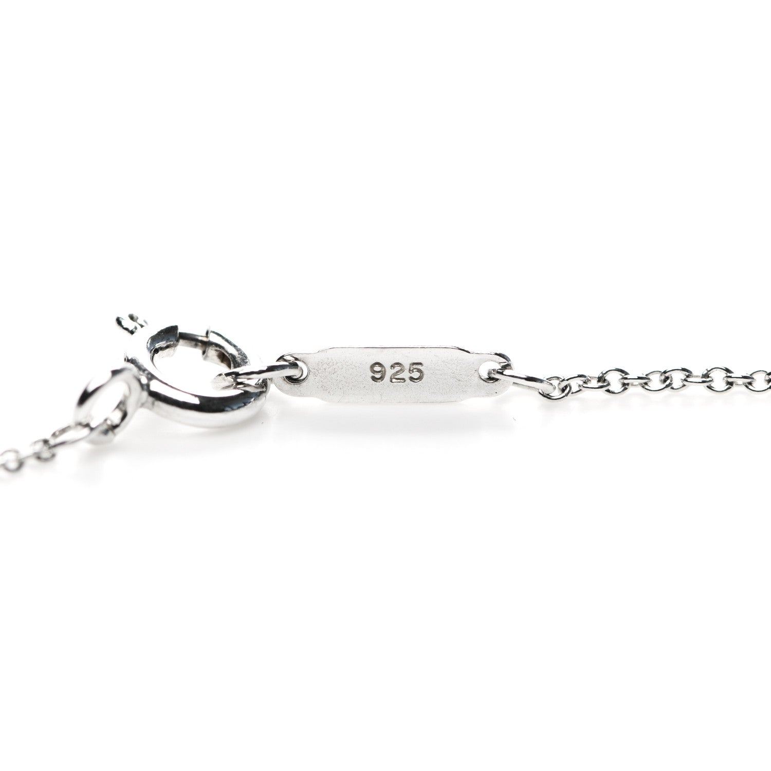 Tiffany Sterling Silver Cross Cutout Pendant Necklace 4 of 5
