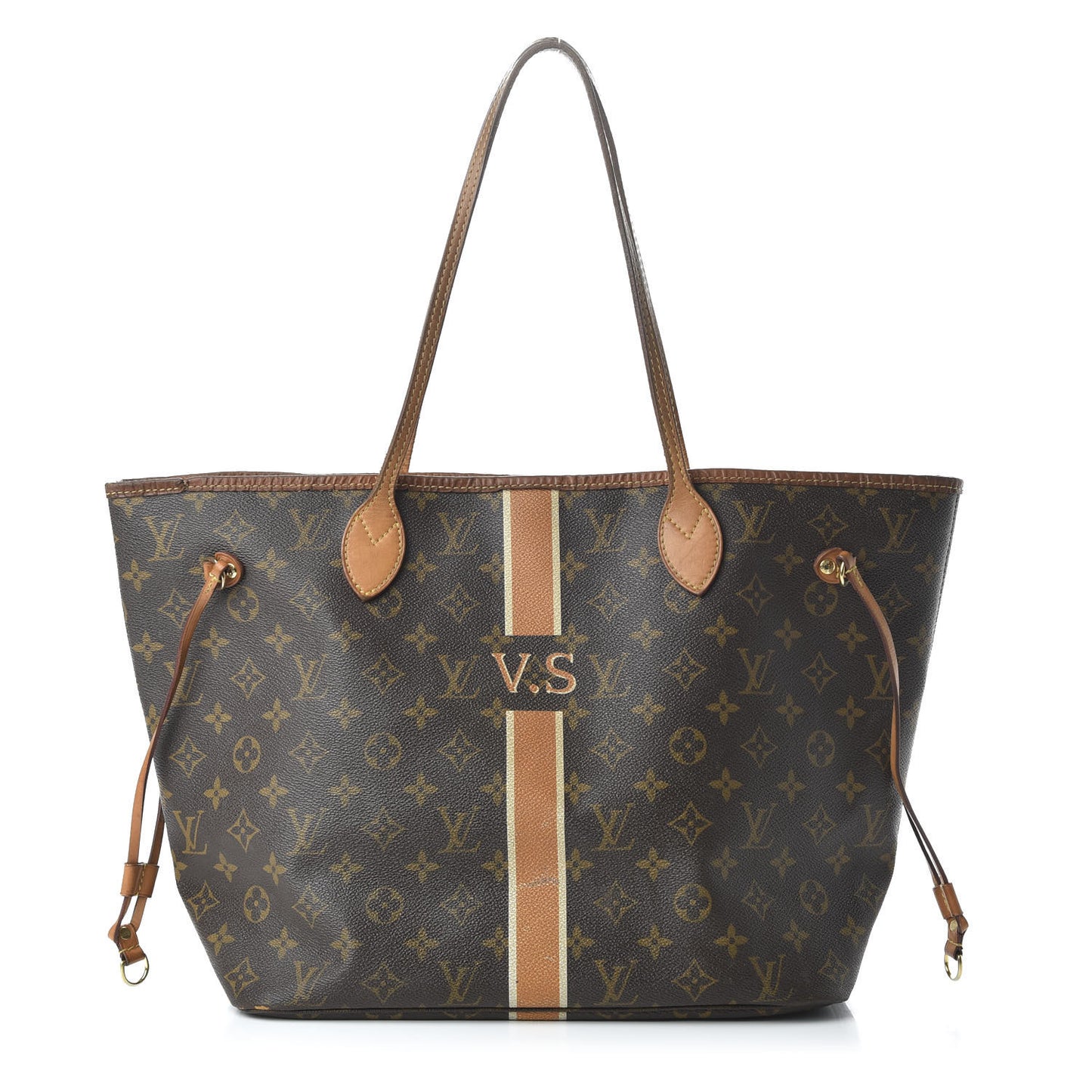 Monogram My LV Heritage Neverfull MM Orange and Ivory