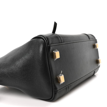 Celine Supple Shiny Lambskin Little New Luggage Black 9 of 10