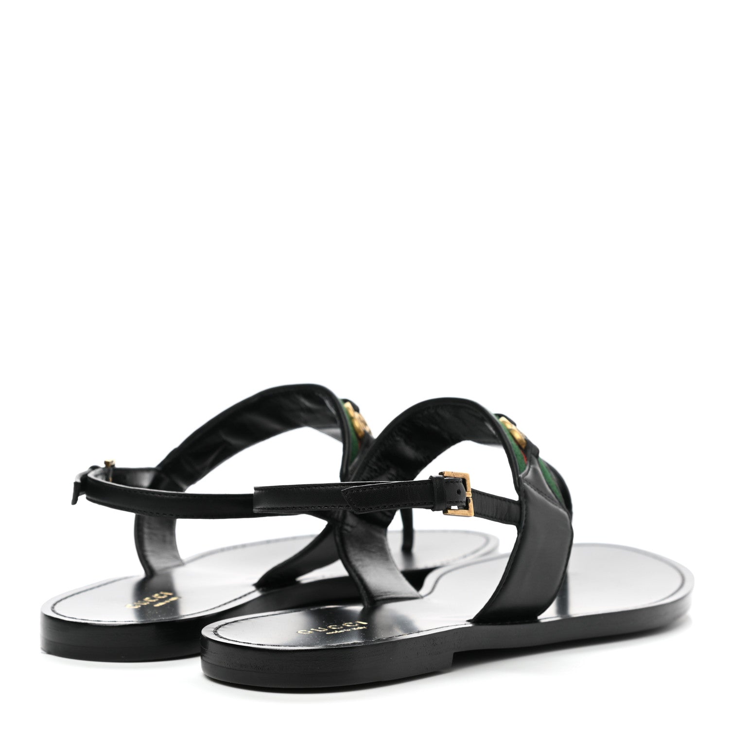 Gucci Nylon Web Lifford Jakarta Sandals 39 Black 4 of 7
