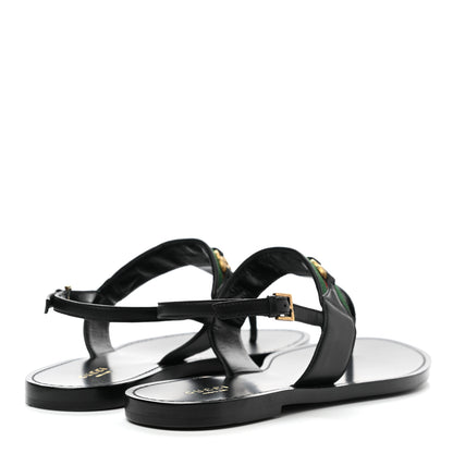 Gucci Nylon Web Lifford Jakarta Sandals 39 Black 4 of 7