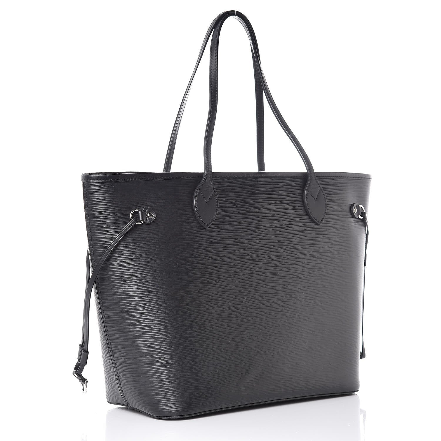 Louis Vuitton Epi Neverfull MM Black 4 of 9