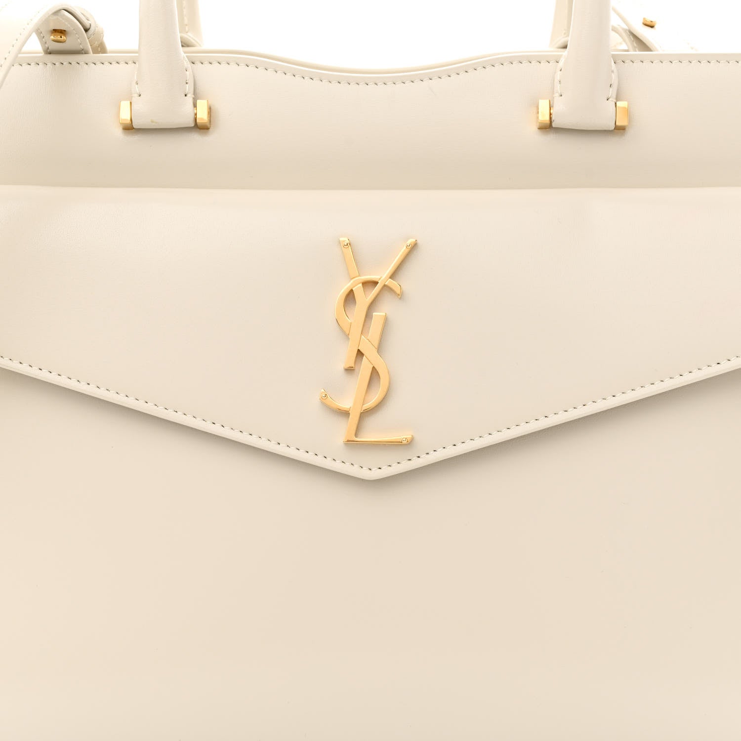 Saint Laurent Shiny Calfskin Medium Uptown Tote 9 of 12