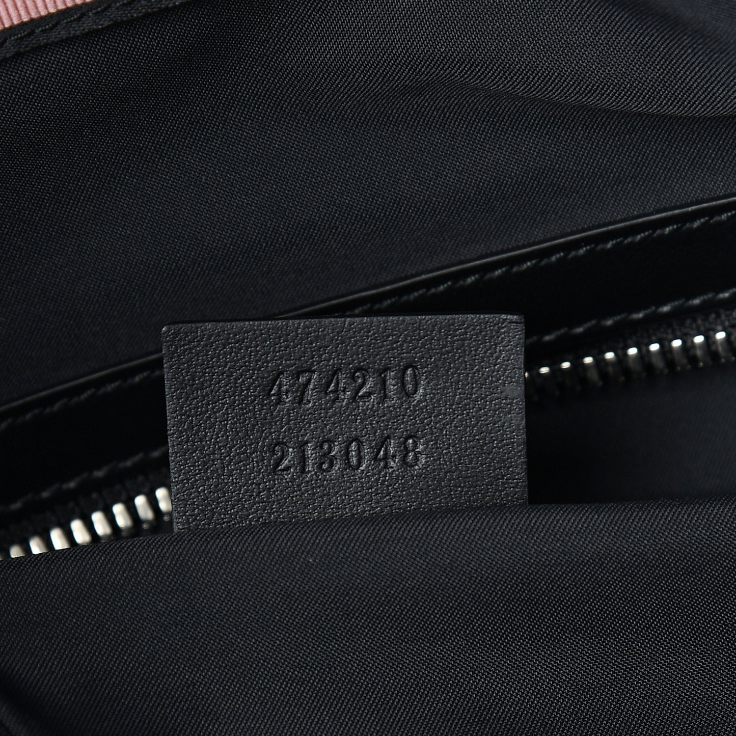 Calfskin Small GucciGhost Drawstring Backpack Black