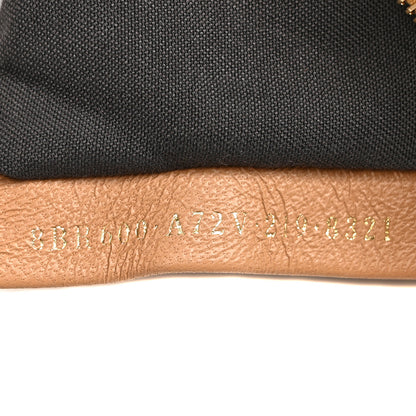 Fendi Nappa FF 1974 Embossed Baguette Miele Scuro 7 of 10