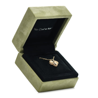 Van Cleef & Arpels 18K Yellow Gold Guilloche Vintage Alhambra Pendant Necklace 5 of 5