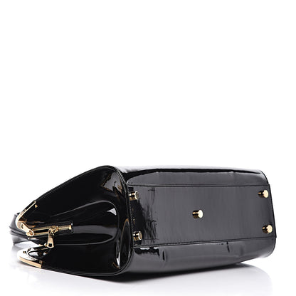 Saint Laurent Patent Calfskin Large Uptown Black 4 of 10
