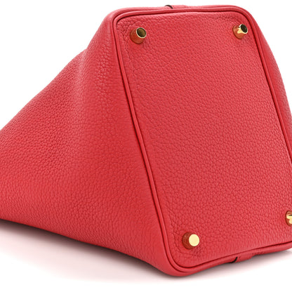 Hermes Taurillon Clemence Picotin Lock 18 PM Rouge Grenat 10 of 10