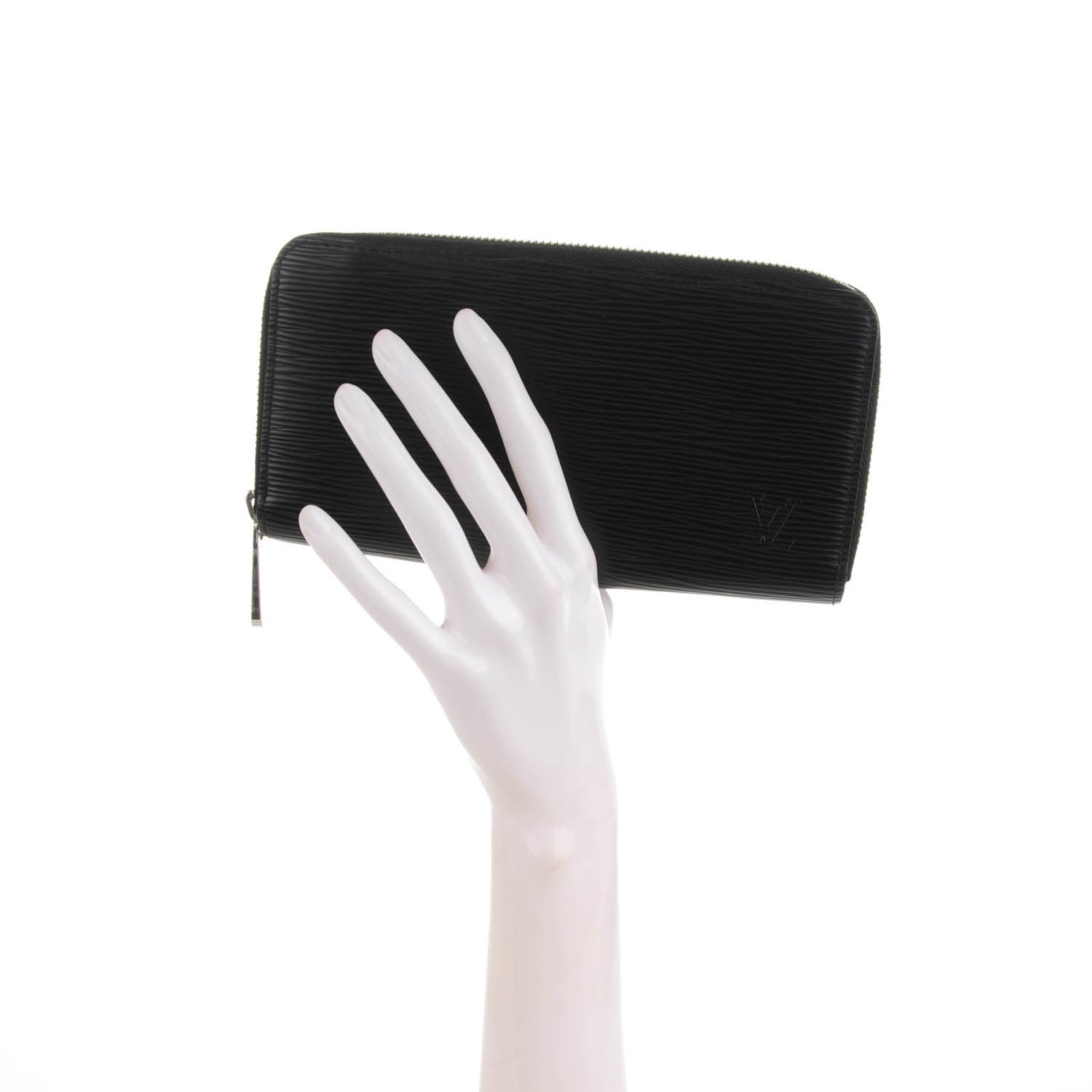 Louis Vuitton Epi Zippy Wallet Black 2 of 7