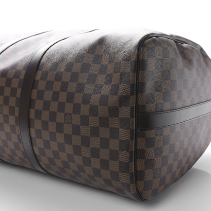 Louis Vuitton Damier Ebene Keepall Bandouliere 55 7 of 7