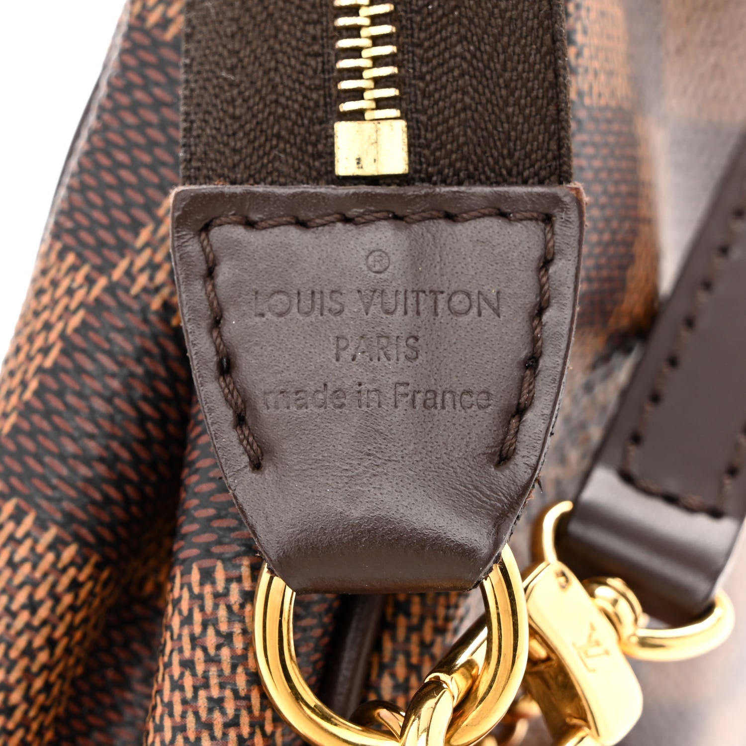 Louis Vuitton Damier Ebene Eva Clutch 6 of 10