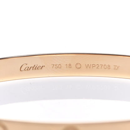 Cartier 18K Yellow Gold LOVE Bracelet 18 5 of 6