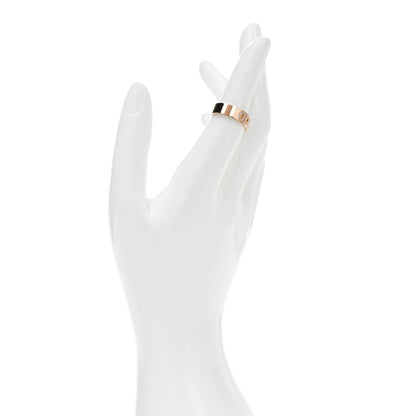 Hermes 18K Rose Gold Diamond PM H D'Ancre Ring 52 6 2 of 5