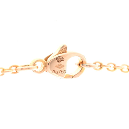 Louis Vuitton 18K Pink Gold Mother of Pearl Color Blossom Star Pendant Necklace 5 of 6