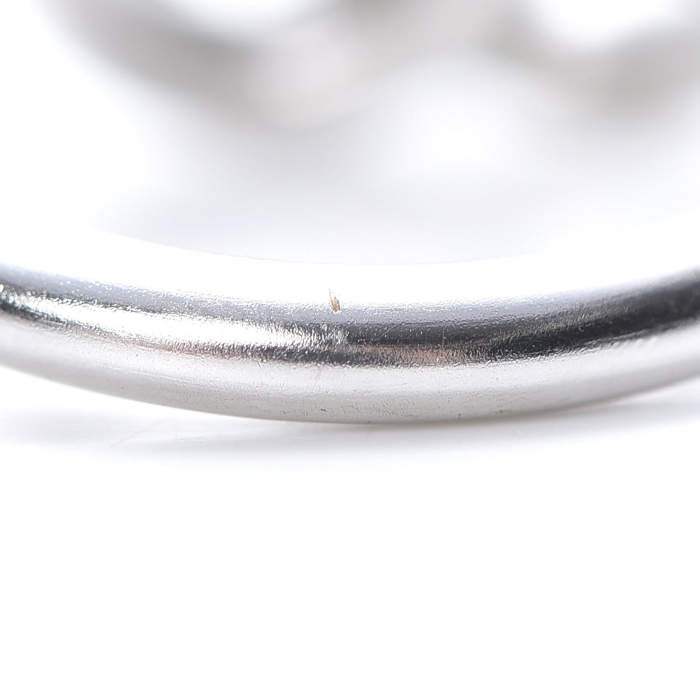 Crystal CC Ring 54 Iridescent Silver