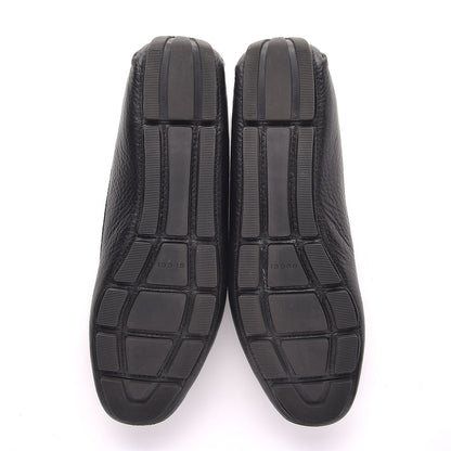 Gucci Cellarius Soft Interlocking G Driver Loafers 38.5 Black 7 of 13