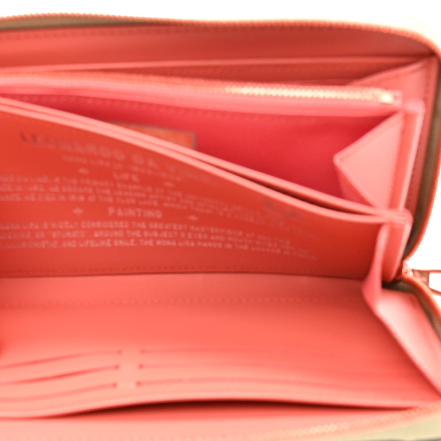 Louis Vuitton Masters Da Vinci Zippy Wallet 7 of 14