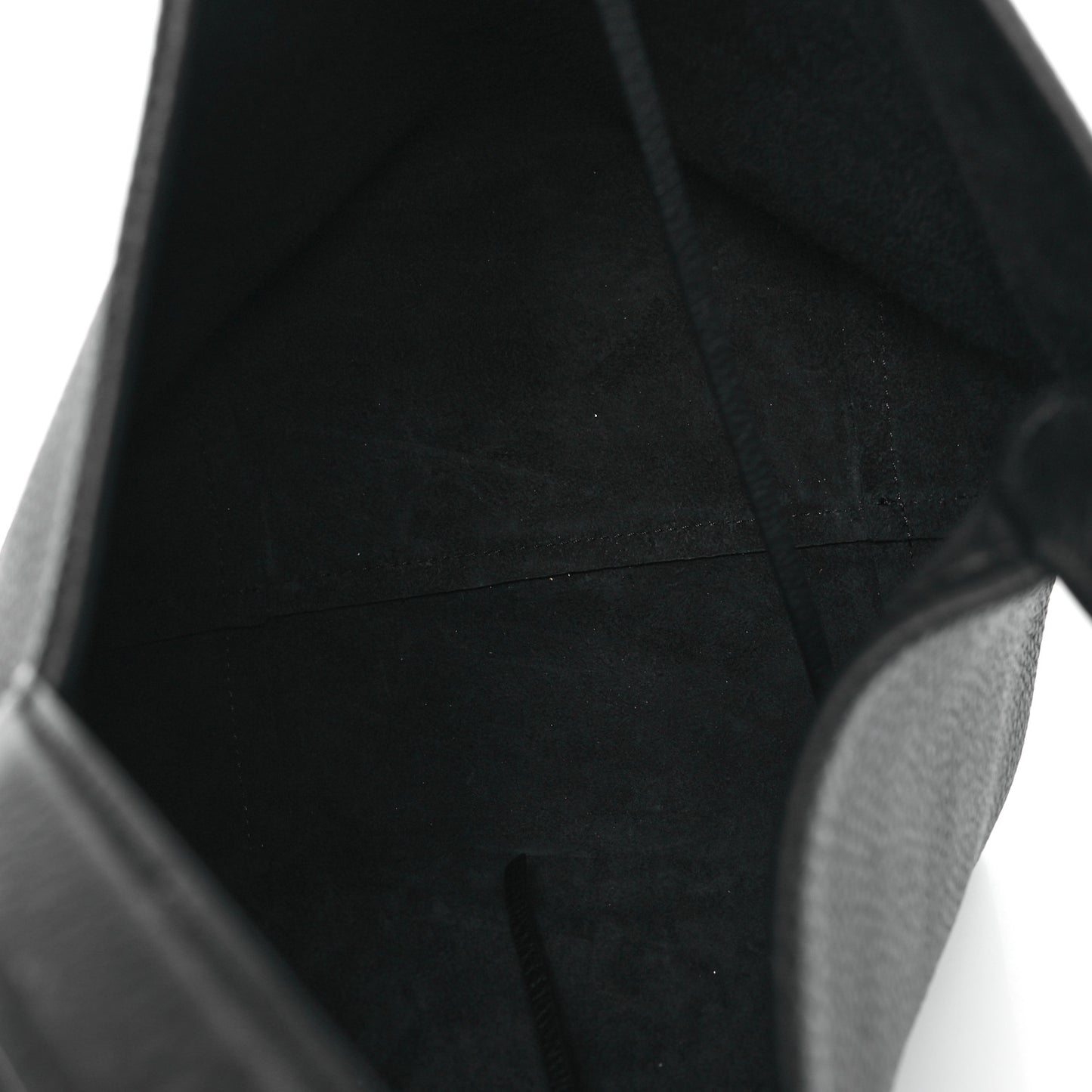 Grained Calfskin Medium N/S Park Tote Black