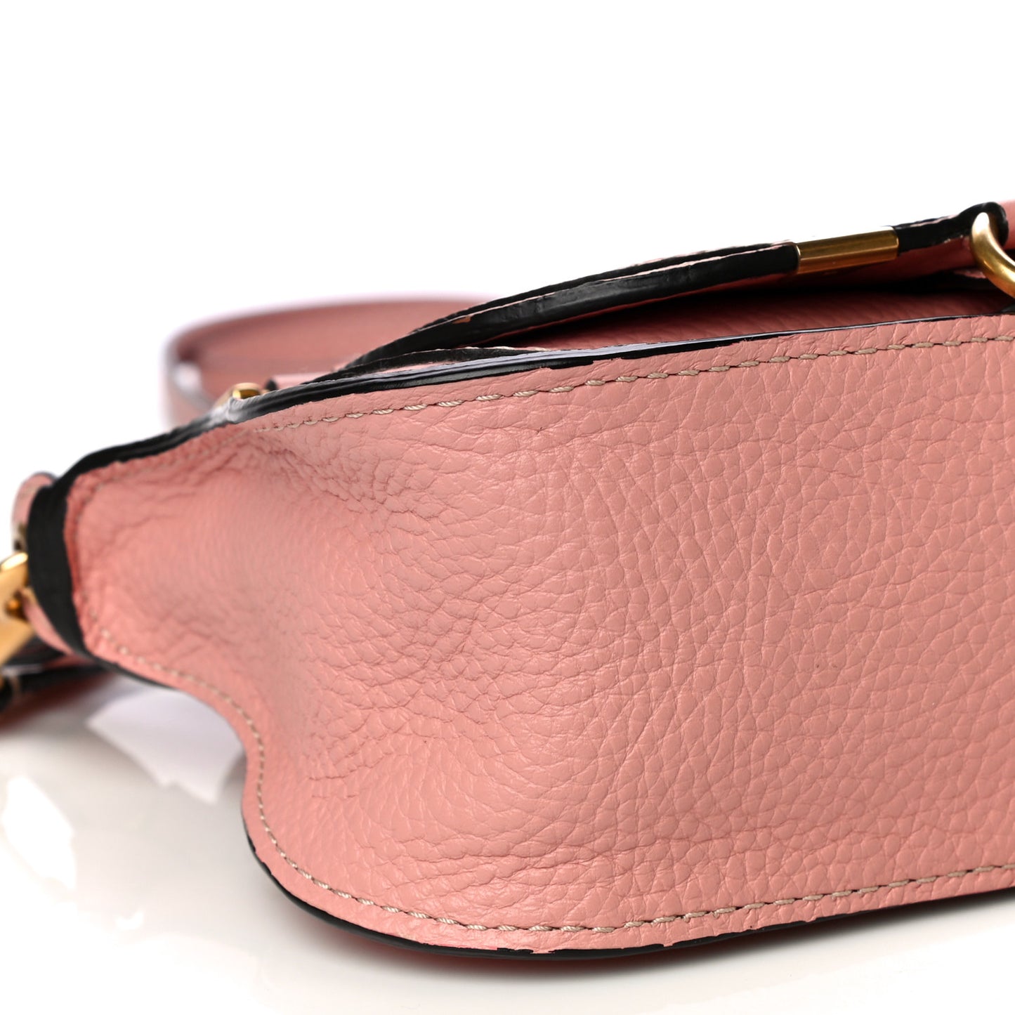 Calfskin Baby Marcie Satchel Fallow Pink
