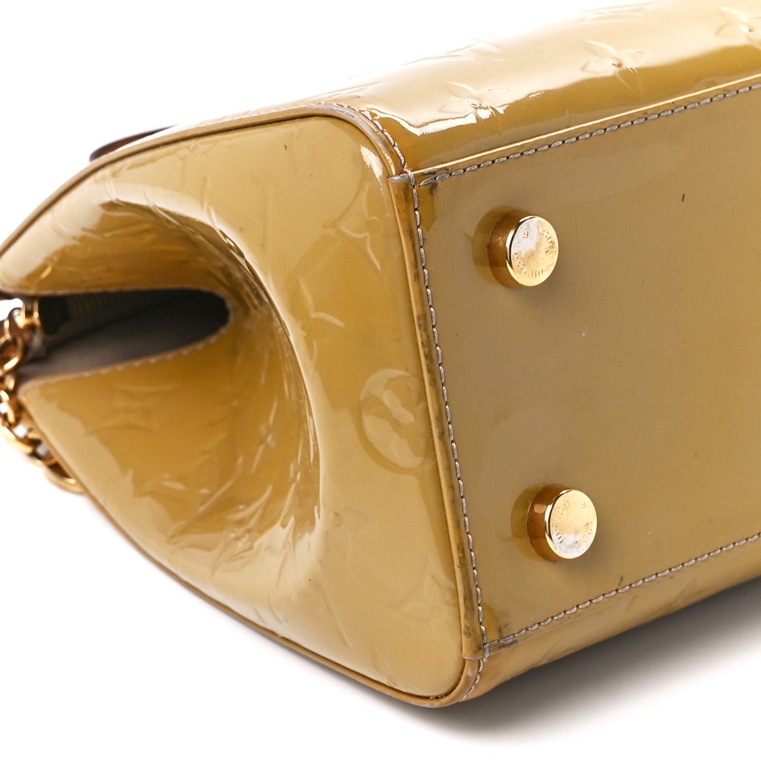 Louis Vuitton Vernis Brea MM Blanc Corail 10 of 12