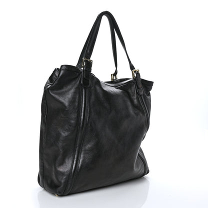 Gucci Calfskin Large Britt Shoulder Bag Black 2 of 9