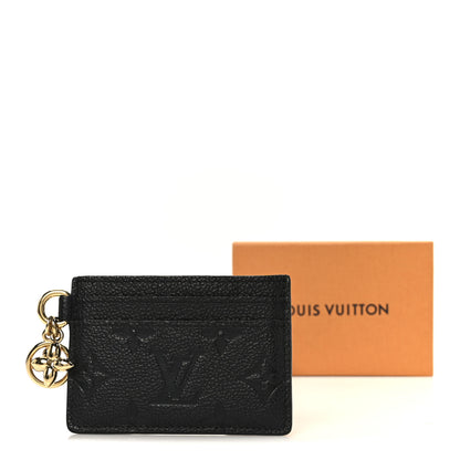 Louis Vuitton Empreinte Monogram LV Charms Card Holder Black 8 of 8