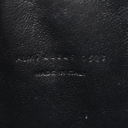 Saint Laurent Calfskin Matelasse Monogram Mini Lou Camera Bag Black 7 of 12