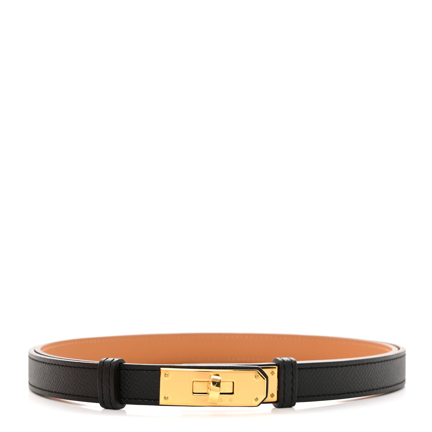 Hermes Epsom Kelly Belt Black 1 of 4