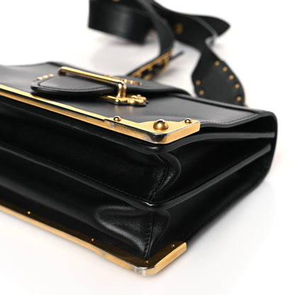 Prada City Calf Saffiano Cahier Bag Black 8 of 8