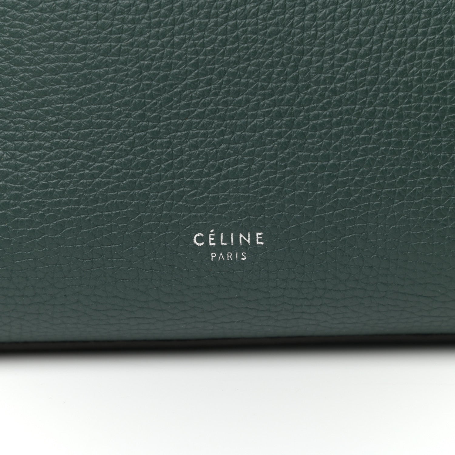 Celine Supple Grained Calfskin Small Big Bag Dark Green 6 of 9