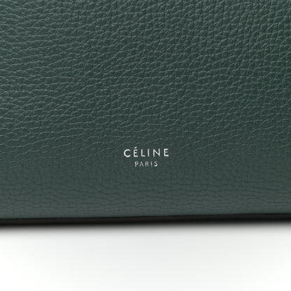 Celine Supple Grained Calfskin Small Big Bag Dark Green 6 of 9