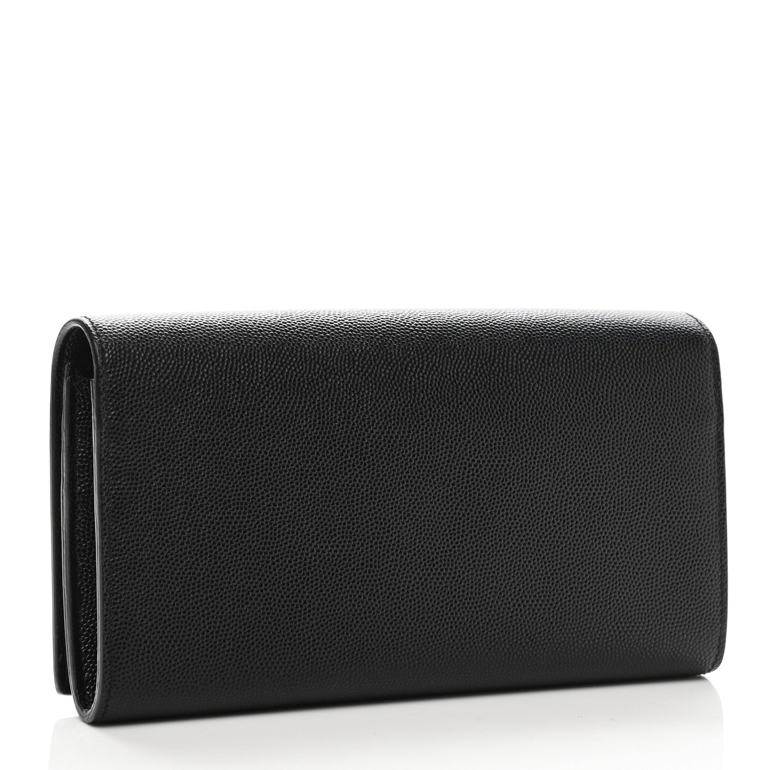 Saint Laurent Grain De Poudre Classic Monogram Cassandre Wallet Black 3 of 9