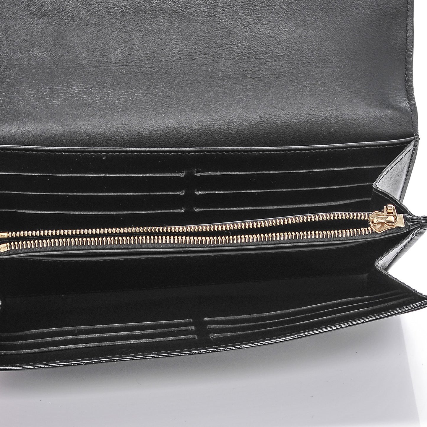 Patent Louise Wallet Black