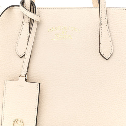 Gucci Dollar Calfskin Mini Swing Top Handle Bag Mystic White 7 of 9