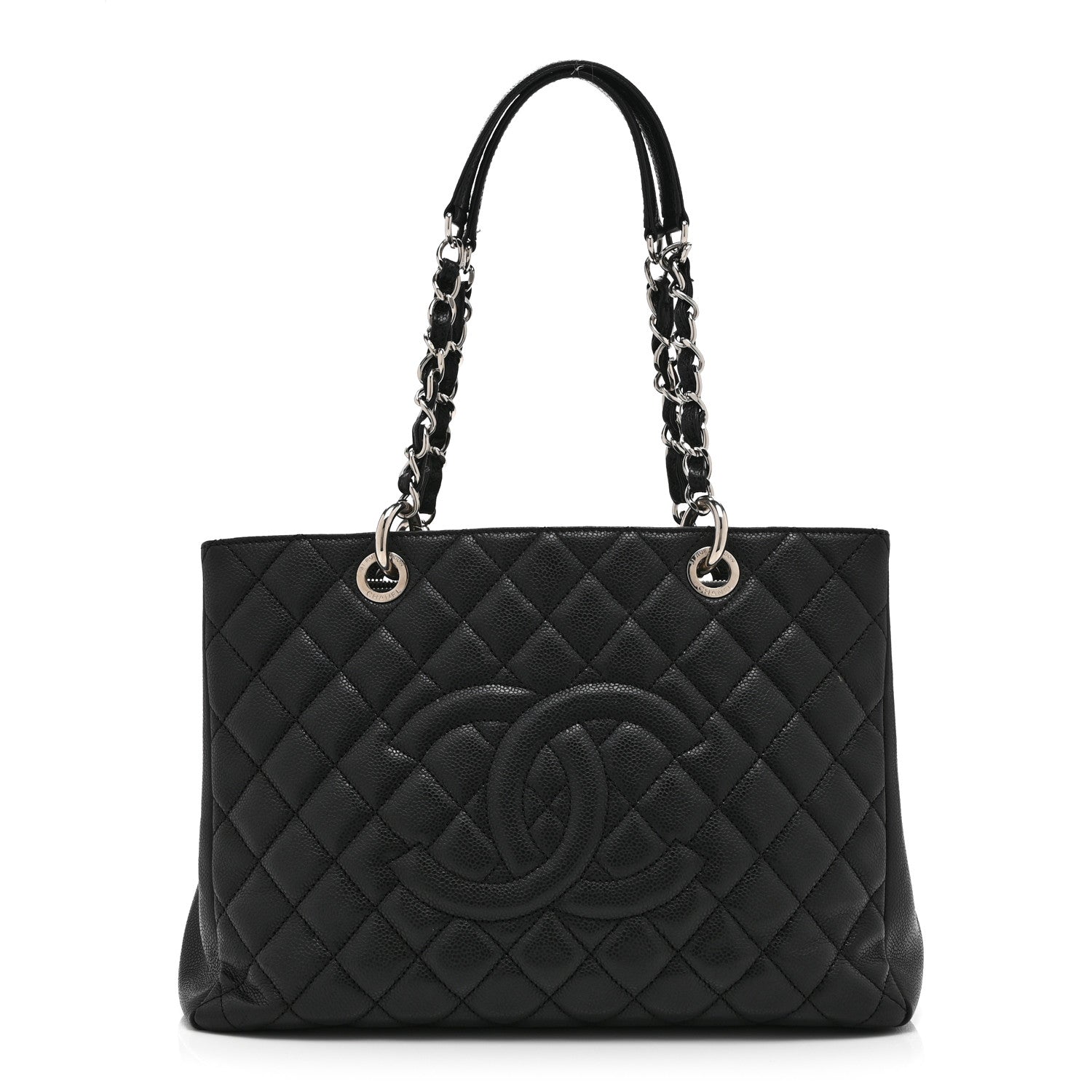 Chanel Caviar Quilted Grand Shopping Tote GST Black 1 of 10