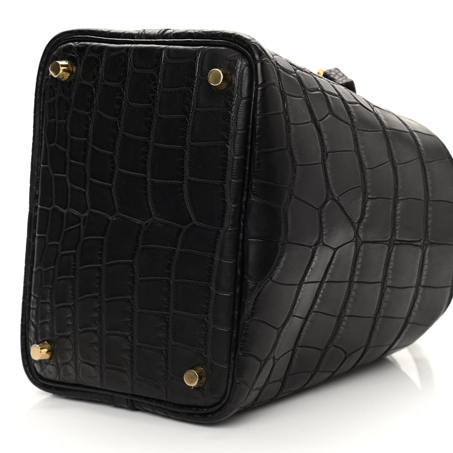 Hermes Matte Alligator Picotin Lock 18 Black 10 of 10