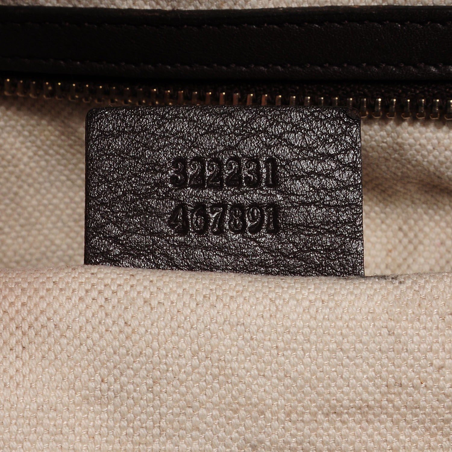 Gucci GG Supreme Monogram Medium Nice Boston Dark Brown 9 of 9