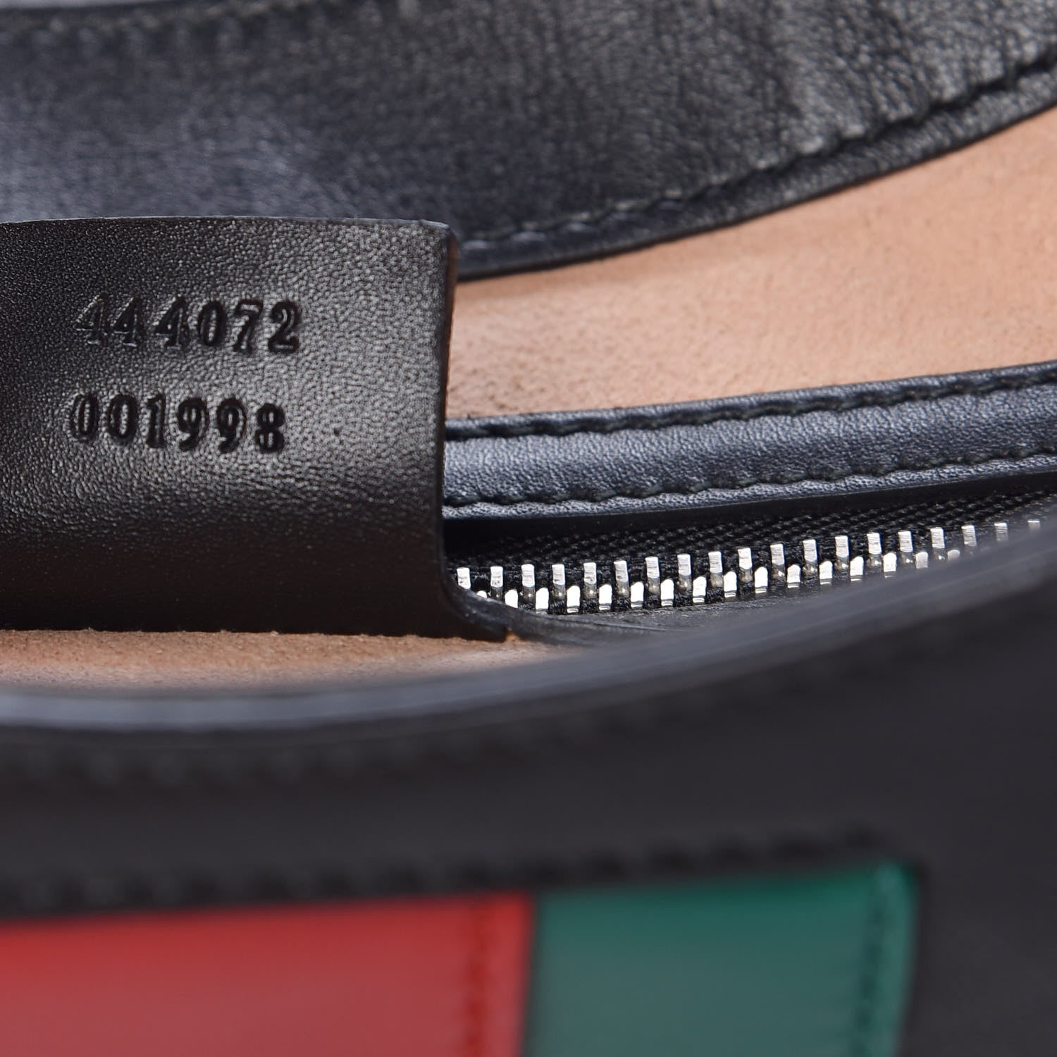 Gucci Calfskin Web Stripe Small Dionysus Hobo Black 7 of 11