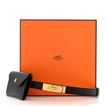 Hermes Epsom Kelly Pocket Belt Black 5 of 5