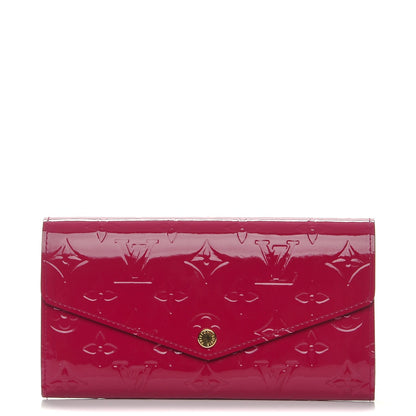 Louis Vuitton Vernis Sarah Wallet NM Rose Indien 1 of 7