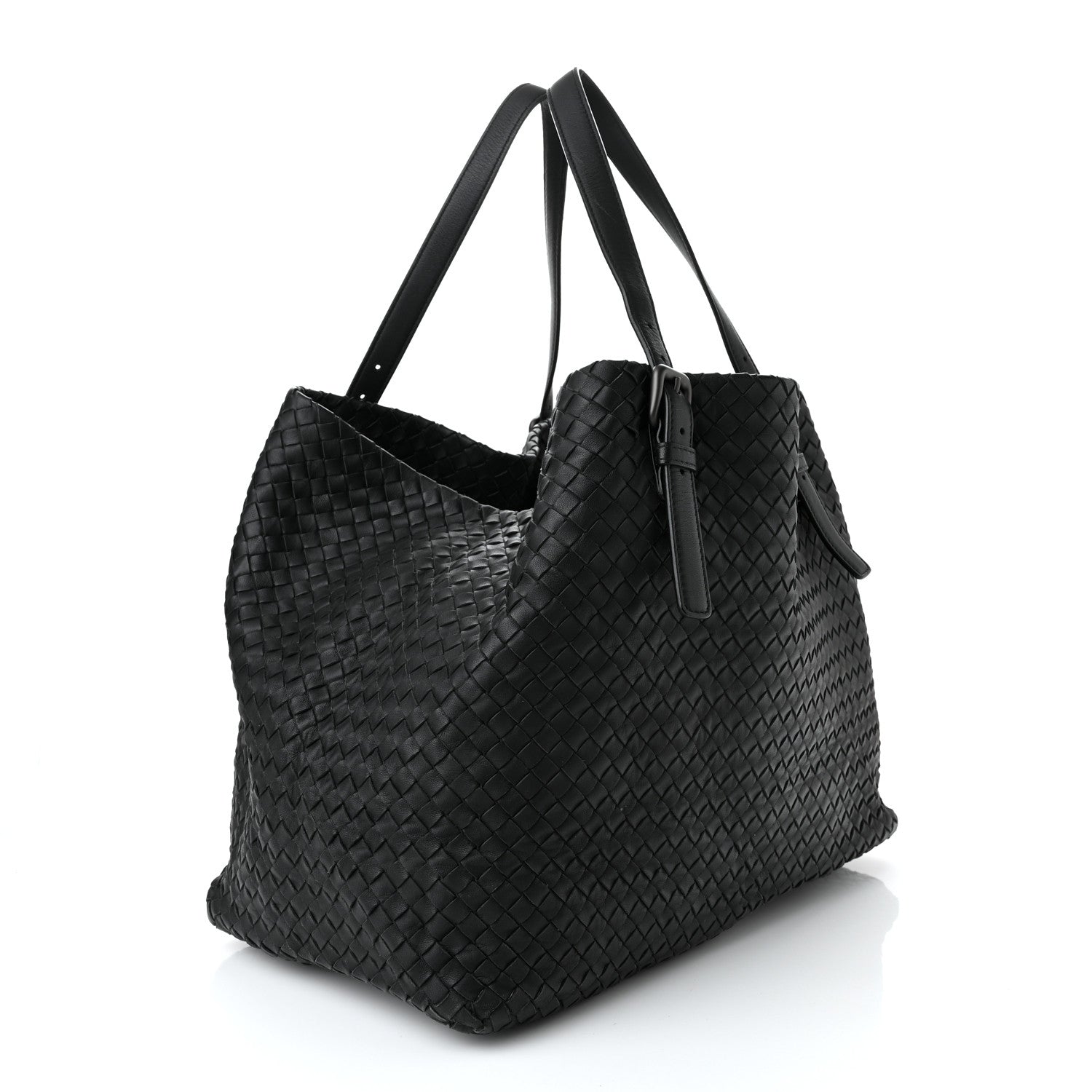 Bottega Veneta Nappa Intrecciato Medium Seamless Tote Black 3 of 10