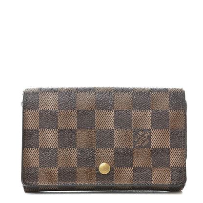 Louis Vuitton Damier Ebene Porte-Monnaie Tresor Wallet 1 of 11