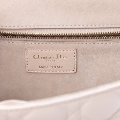 Christian Dior Lambskin Cannage Large Dioraddict Flap Rose Poudre 6 of 12