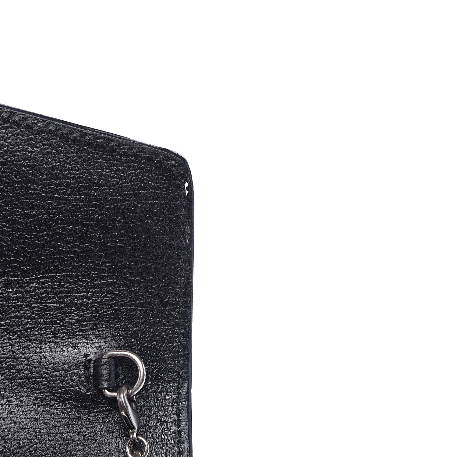 Gucci Calfskin Web Mini Dionysus Chain Wallet Black 12 of 15