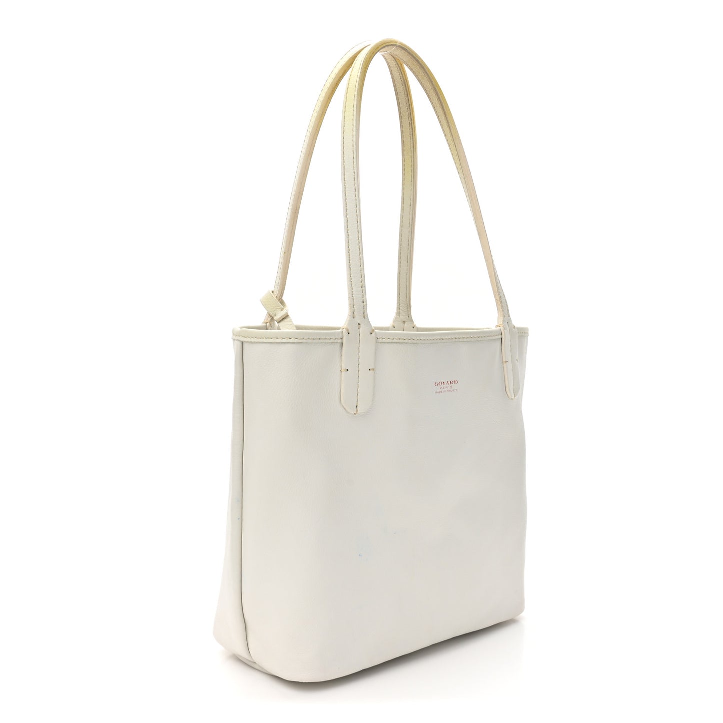 Goyardine Reversible Mini Anjou White