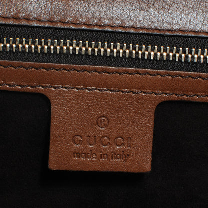 Gucci Leather New Bamboo Large Top Handle Bag Brown 6 of 7