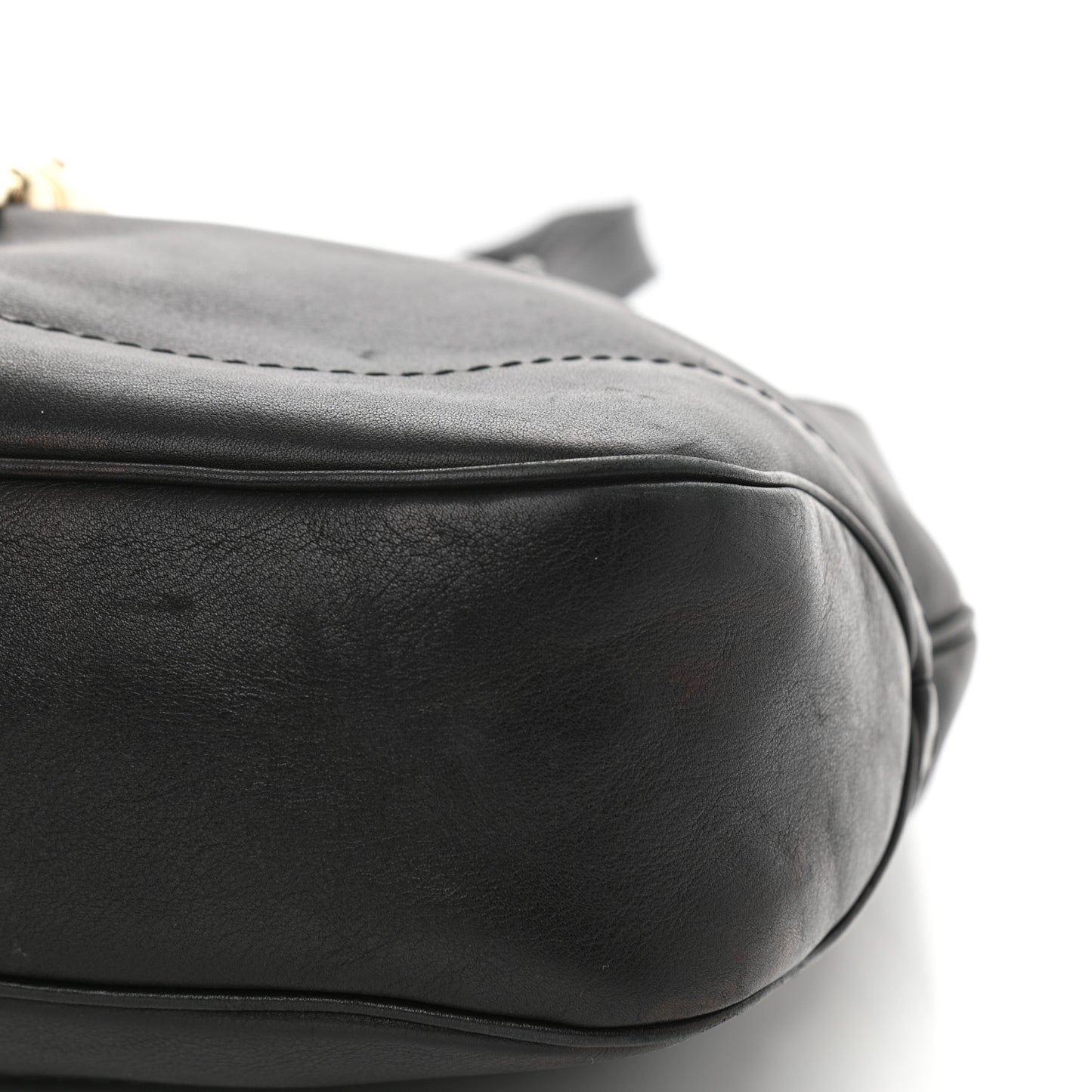 Calfskin Medium New Jackie Shoulder Bag Black