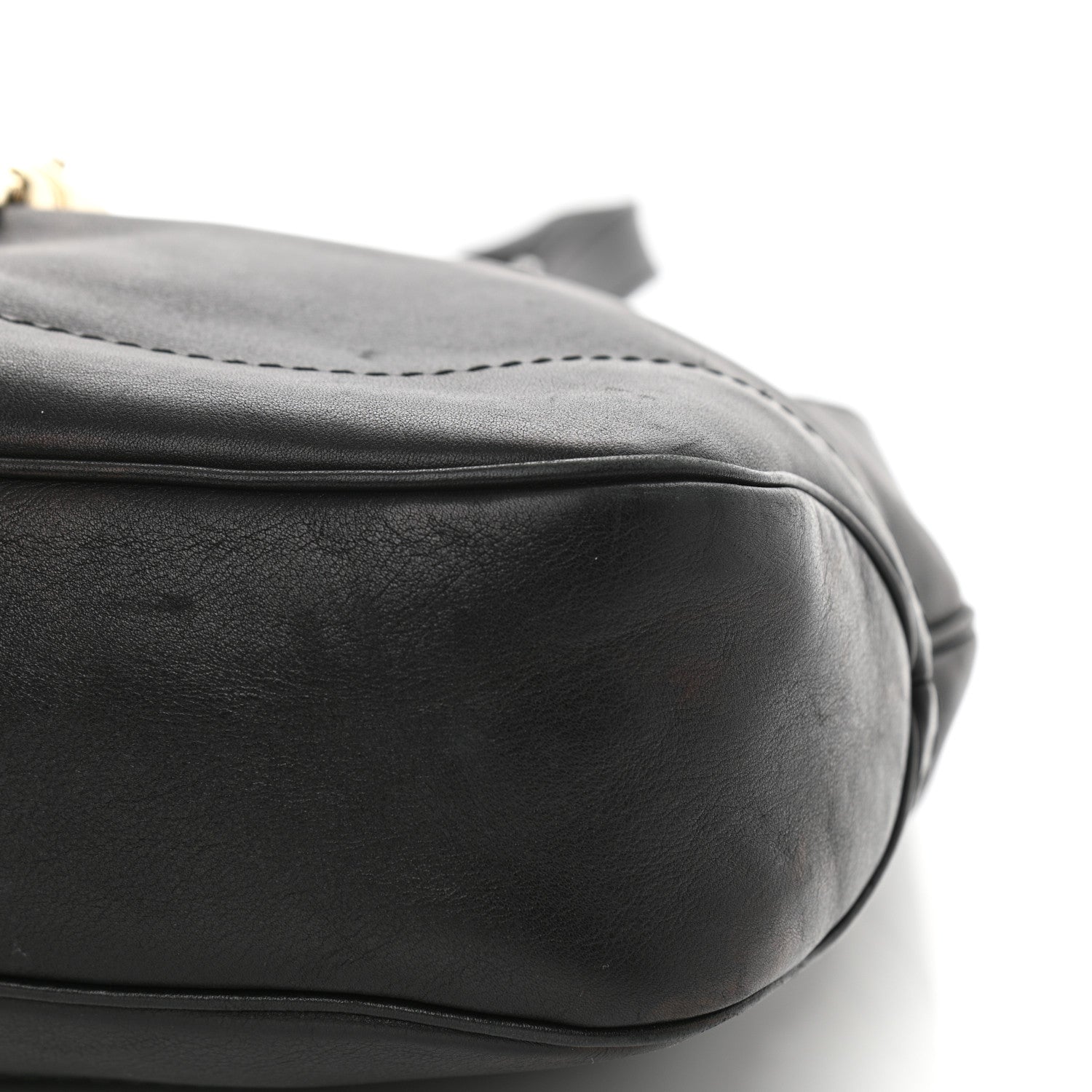 Gucci Calfskin Medium New Jackie Shoulder Bag Black 10 of 15
